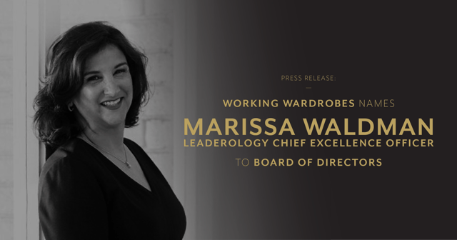 Working Wardrobes Names Marissa Waldman to Board of Directors